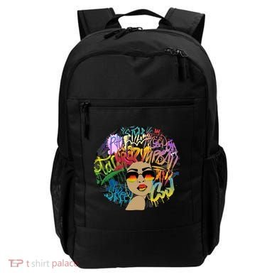 Afro Proud Black Woman Dashiki Melanin Backpack