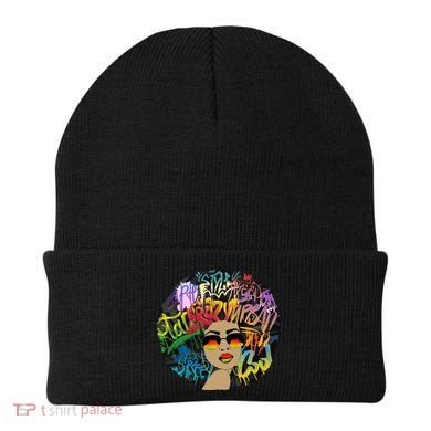 Afro Proud Black Woman Dashiki Melanin Beanie