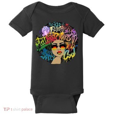 Afro Proud Black Woman Dashiki Melanin Baby Bodysuit