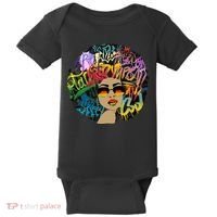 Afro Proud Black Woman Dashiki Melanin Baby Bodysuit thumb 0