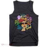 Afro Proud Black Woman Dashiki Melanin Tank Top thumb 0