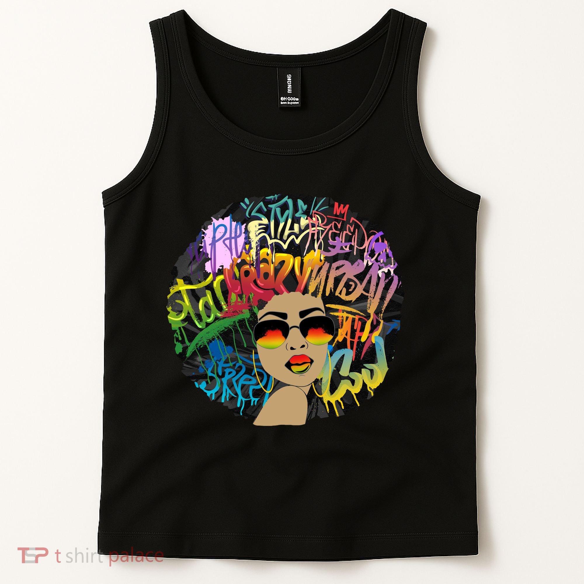 Afro Proud Black Woman Dashiki Melanin Tank Top