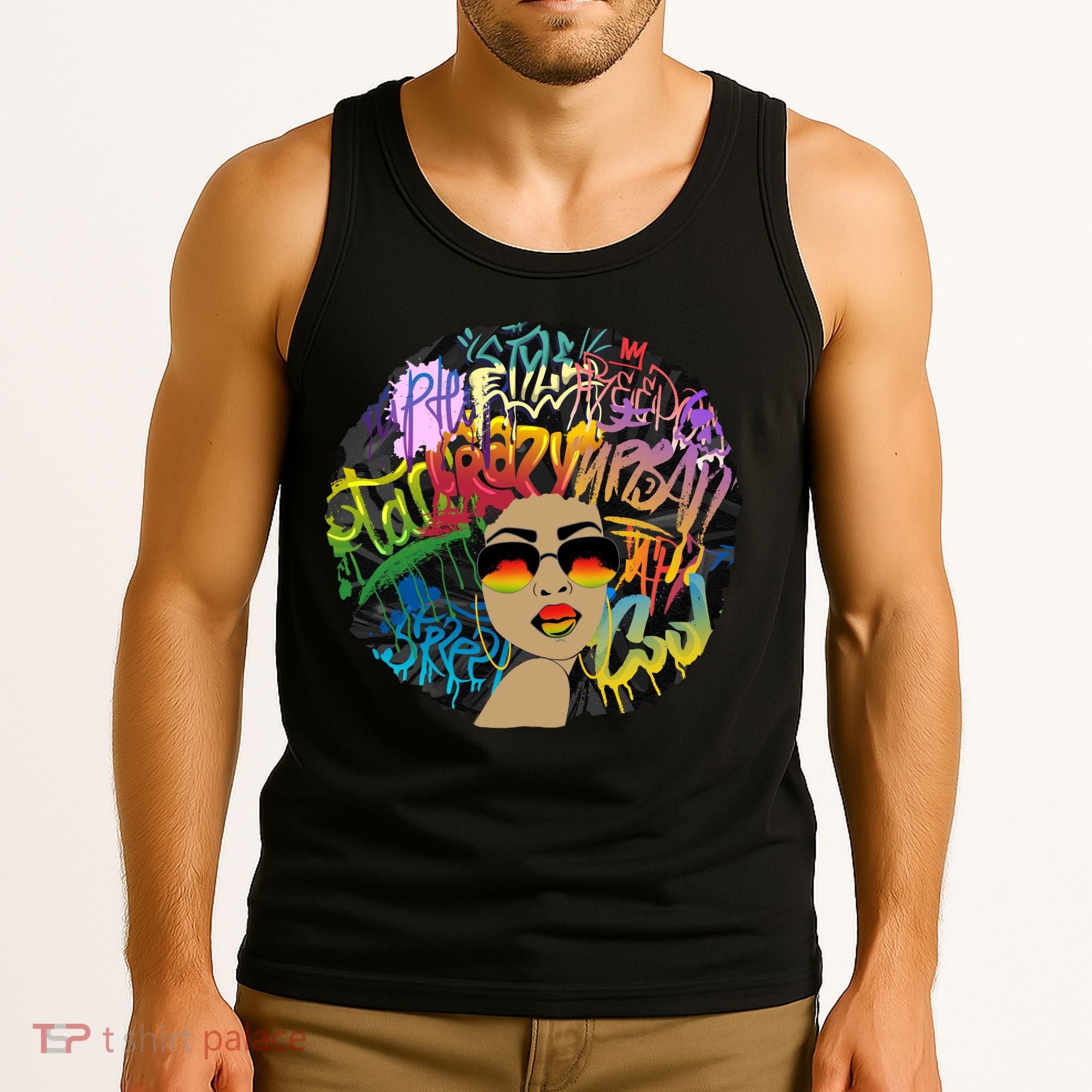 Afro Proud Black Woman Dashiki Melanin Tank Top