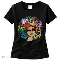 Afro Proud Black Woman Dashiki Melanin Women's T-Shirt thumb 0