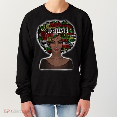 Afro word art Women's Sweatshirt
