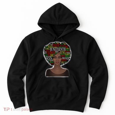 Afro word art Hoodie