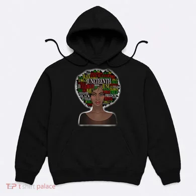 Afro word art Hoodie