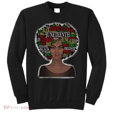 Afro word art Sweatshirt