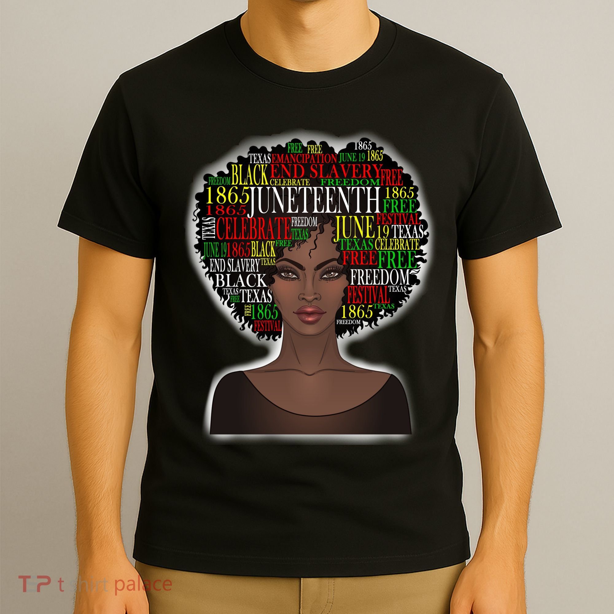 Afro word art T-Shirt