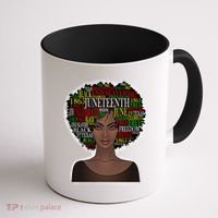 Afro word art Coffee Mug thumb 1