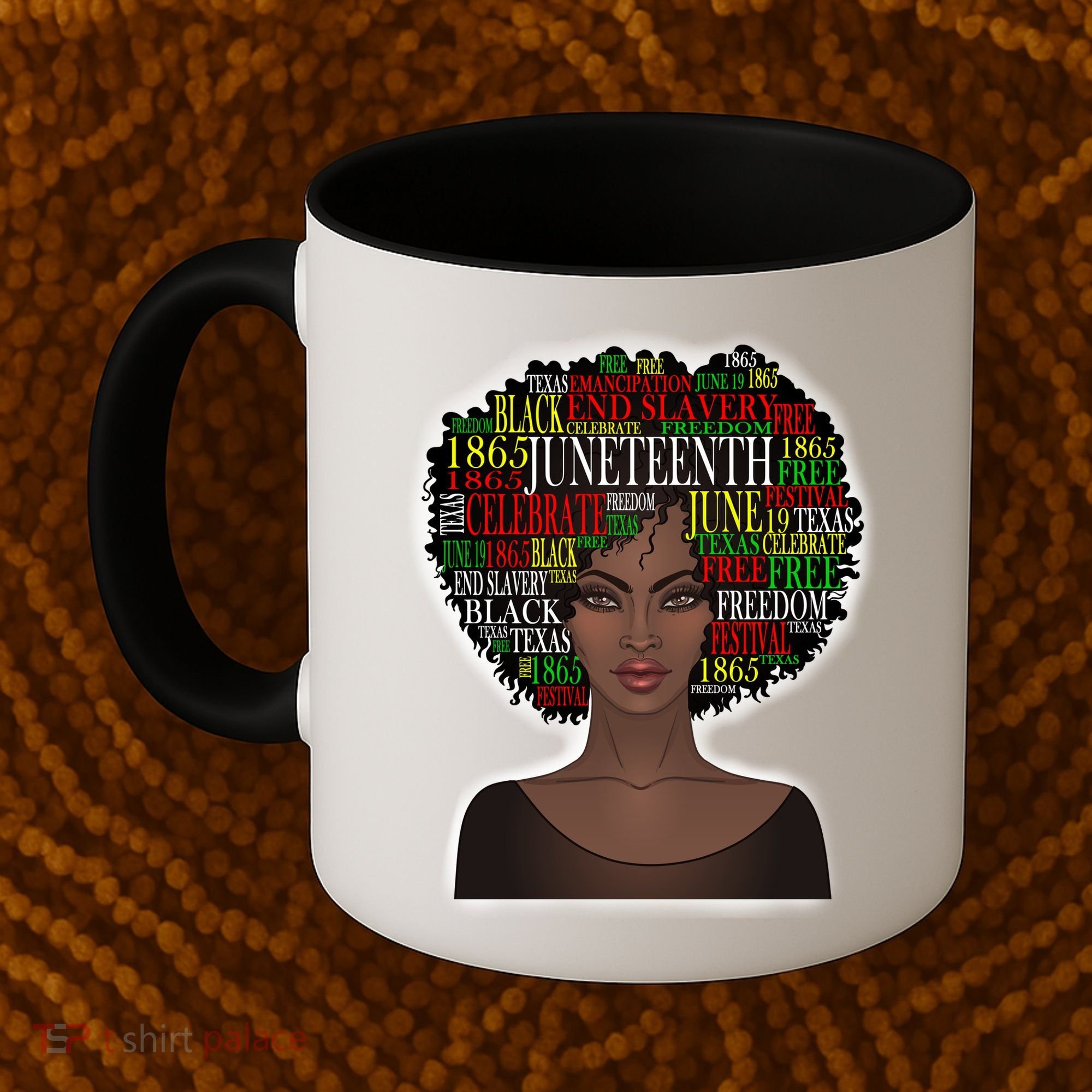 Afro word art Coffee Mug