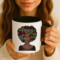 Afro word art Coffee Mug thumb 3