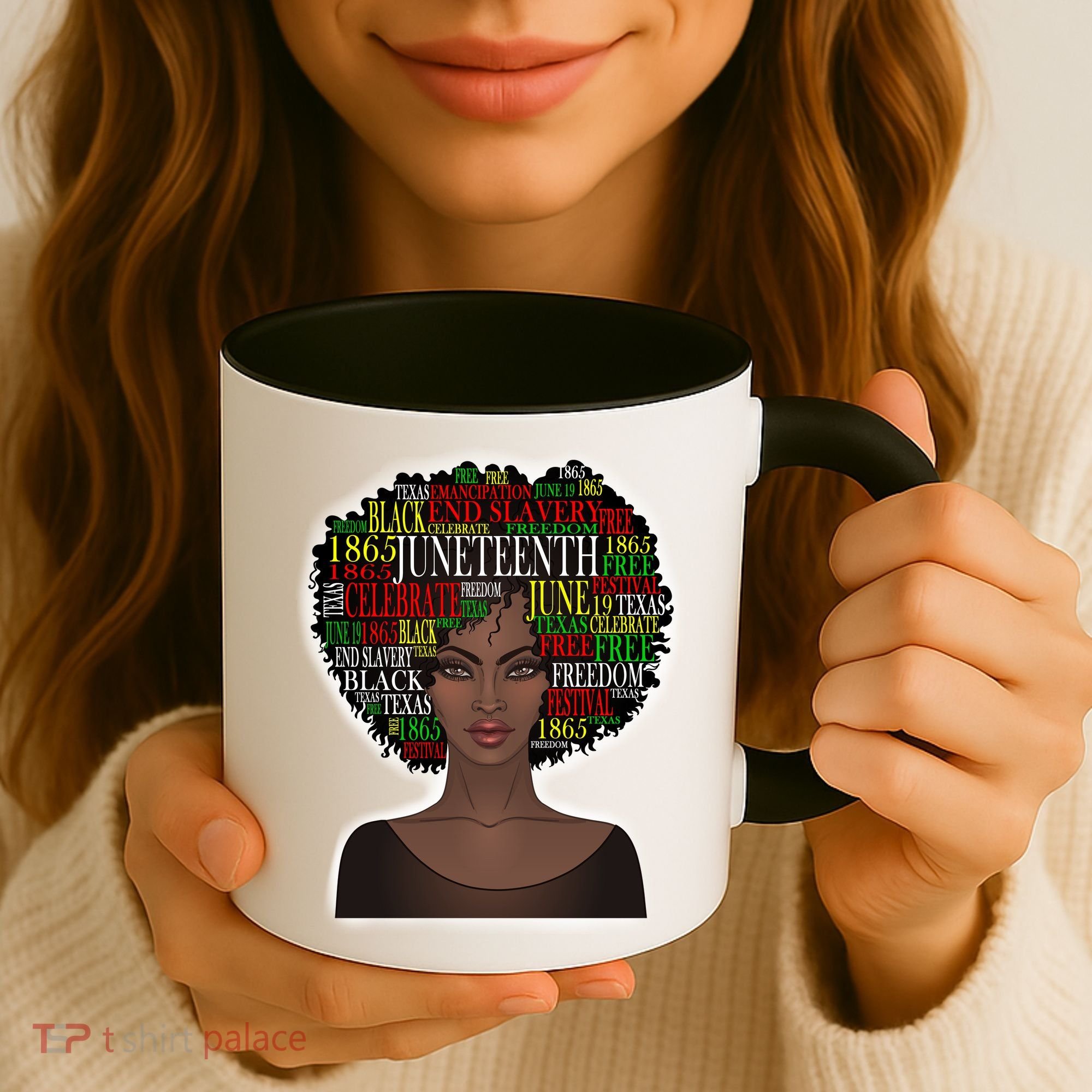Afro word art Coffee Mug