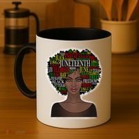 Afro word art Coffee Mug thumb 4