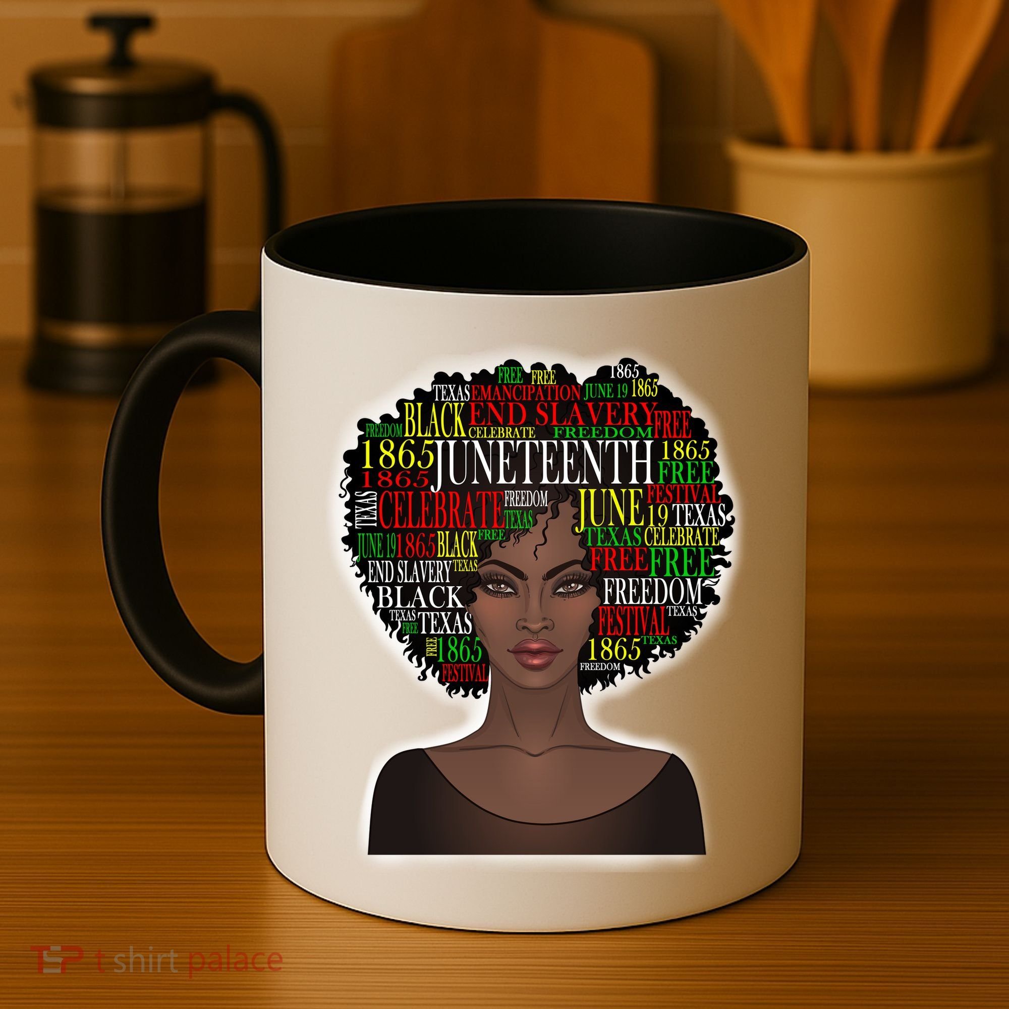 Afro word art Coffee Mug