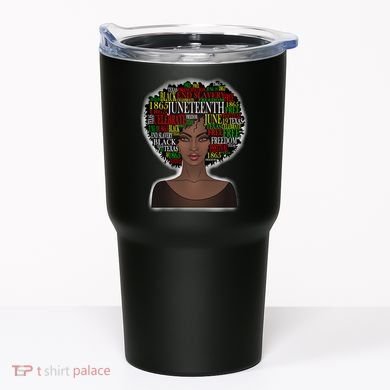 Afro word art Tumbler