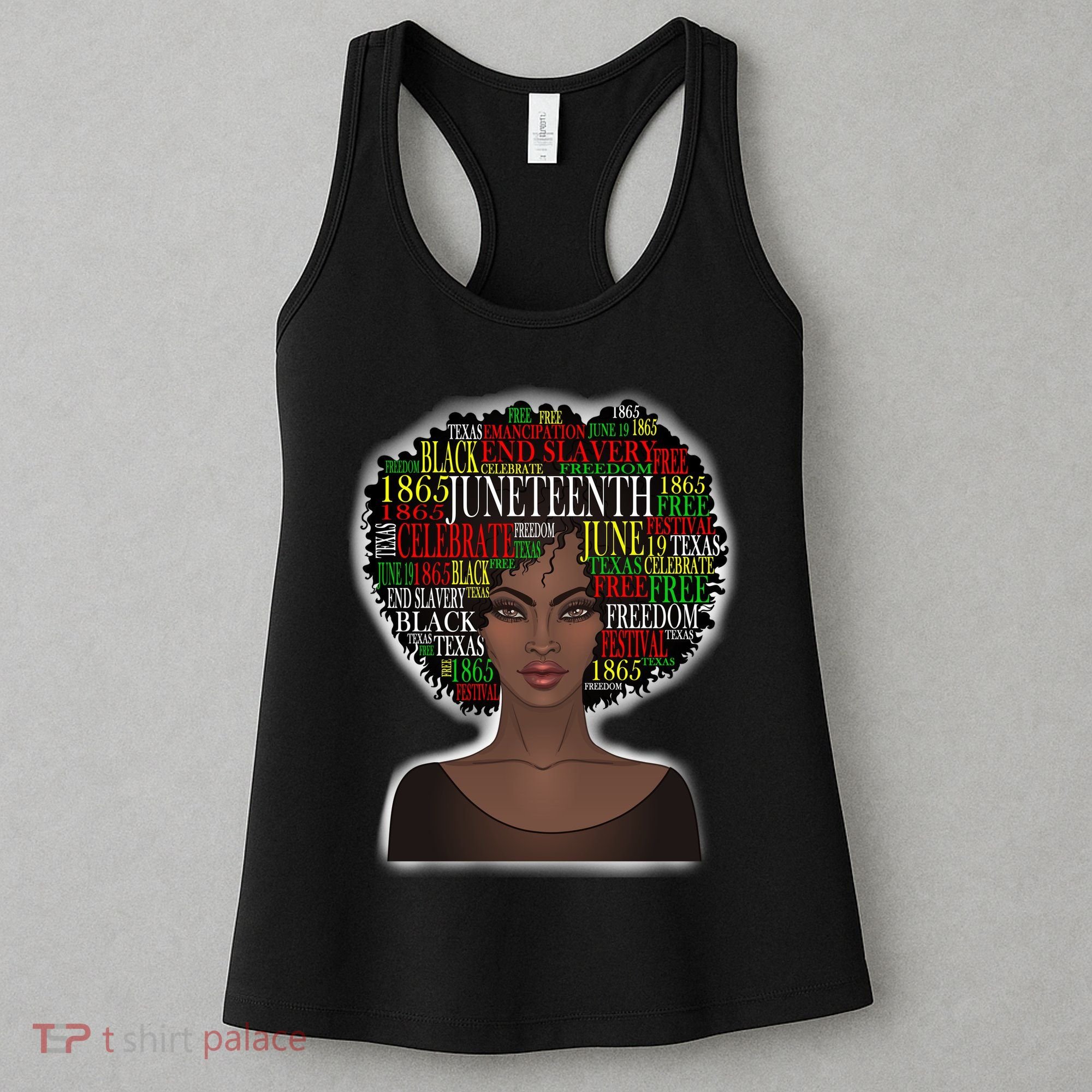 Afro word art Women's Tank Top