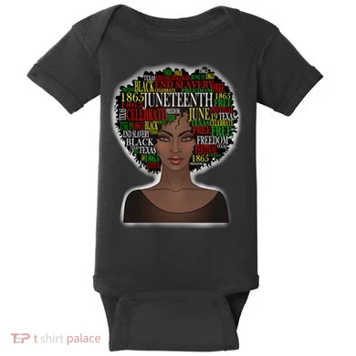 Afro word art Baby Bodysuit
