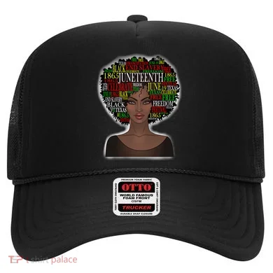 Afro word art Hat