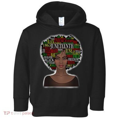 Afro word art Toddler Hoodie