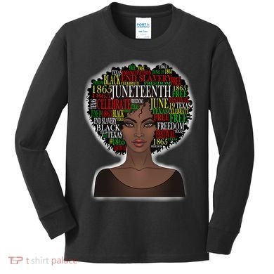 Afro word art Kids Long Sleeve Shirt
