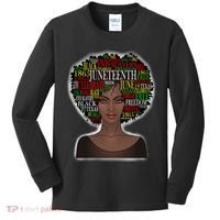 Afro word art Kids Long Sleeve Shirt thumb 0