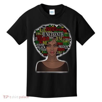 Afro word art Kids T-Shirt