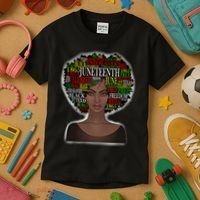 Afro word art Kids T-Shirt thumb 3