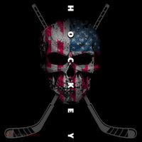 American Flag Skull Hockey Hockey Gift Coffee Mug thumb 5