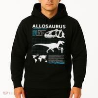Allosaurus Fact Sheet Dinosaur Facts Hoodie thumb 2