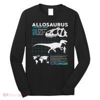 Allosaurus Fact Sheet Dinosaur Facts Long Sleeve Shirt thumb 0