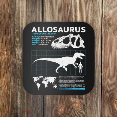 Allosaurus Fact Sheet Dinosaur Facts Coaster