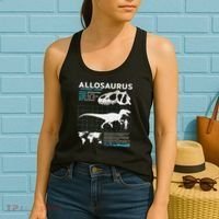 Allosaurus Fact Sheet Dinosaur Facts Women's Tank Top thumb 2
