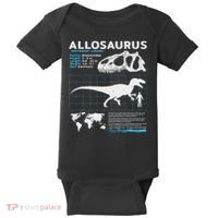 Allosaurus Fact Sheet Dinosaur Facts Baby Bodysuit thumb 0