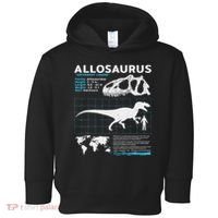 Allosaurus Fact Sheet Dinosaur Facts Toddler Hoodie thumb 0