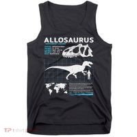 Allosaurus Fact Sheet Dinosaur Facts Tank Top thumb 0
