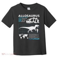 Allosaurus Fact Sheet Dinosaur Facts Toddler T-Shirt thumb 0