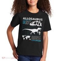 Allosaurus Fact Sheet Dinosaur Facts Kids T-Shirt thumb 2