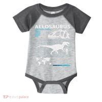Allosaurus Fact Sheet Dinosaur Facts Infant Baby Jersey Bodysuit thumb 0
