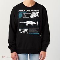 Ankylosaurus fact sheet Dinosaur Facts Gift Women's Sweatshirt thumb 0