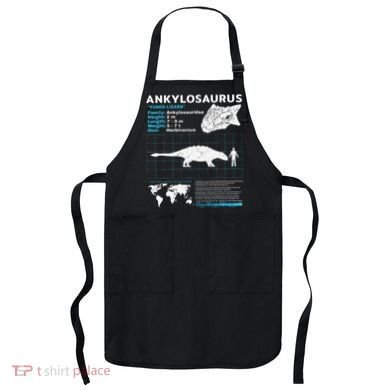 Ankylosaurus fact sheet Dinosaur Facts Gift Apron