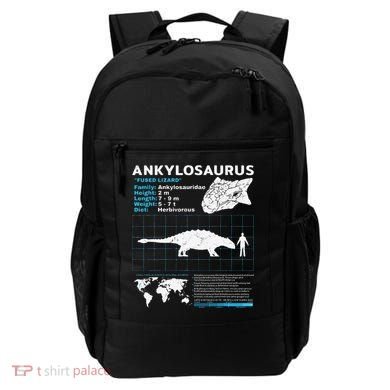 Ankylosaurus fact sheet Dinosaur Facts Gift Backpack