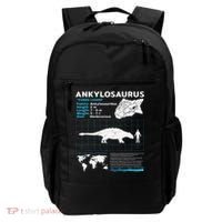 Ankylosaurus fact sheet Dinosaur Facts Gift Backpack thumb 0