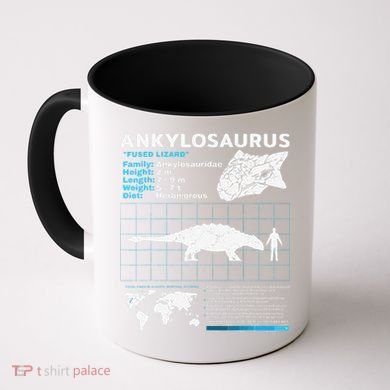 Ankylosaurus fact sheet Dinosaur Facts Gift Coffee Mug