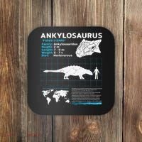 Ankylosaurus fact sheet Dinosaur Facts Gift Coaster thumb 0