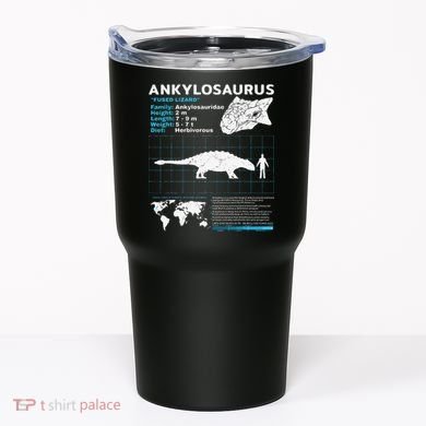 Ankylosaurus fact sheet Dinosaur Facts Gift Tumbler