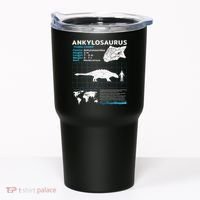 Ankylosaurus fact sheet Dinosaur Facts Gift Tumbler thumb 0
