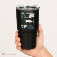 Ankylosaurus fact sheet Dinosaur Facts Gift Tumbler thumb 2