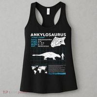 Ankylosaurus fact sheet Dinosaur Facts Gift Women's Tank Top thumb 3