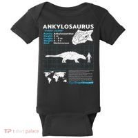 Ankylosaurus fact sheet Dinosaur Facts Gift Baby Bodysuit thumb 0